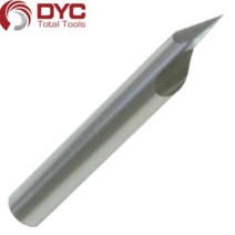 디와이씨 초경 1날 조각 & 각도엔드밀 60도 x 4mm, EM23CA-0260004, 1개