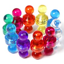 네오디움 장구자석 큐티 메모 체스 11mm, 초록/11mm