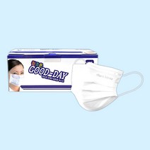 참조은 굿데이 일회용 마스크 50매입/부직포 국내생산, 화이트 50매