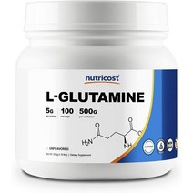Nutricost 뉴트리코스트 엘 글루타민 파우더 1.1Lb(500g)