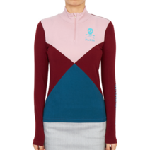 마크앤로나 럭스보이 마크앤로나 도멘 반집업 MLW 2C AC01 BURGUNDY 여자 골프 긴팔티셔츠