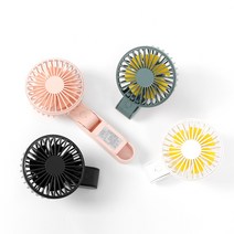 컴팩트 접이식 휴대용 미니 선풍기 목에 거는 USB C타입 목걸이 손 핸디 충전식