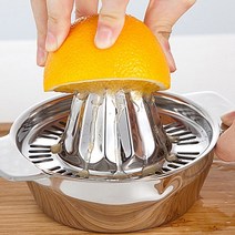 레몬착즙기 업소용 과일 오렌지 착즙기 녹즙기 원액기 스퀴저 휴대용 레몬 수동 과즙 짜는기구 304 스테인레스 스틸 주방 액세서리 도구 감귤 100 원시 손으로 눌러 주스 메이커, 푸른
