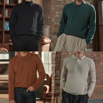 리베레츠 남성기모카라티셔츠4종세트