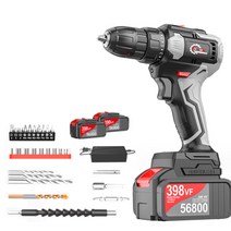 YUON 독일 기술 21V 리튬이온 충전 햄머 전동드릴세트 YH-100, 1개