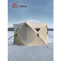 빙어 낚시 텐트 얼음낚시 가을 필드 따뜻하고 방한 특수 두꺼운 집 방풍 야외 캠핑 장비, 블랙(천 1장)