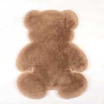 명품러그 예쁜 거실 디자인 러그 카페트 140x180cm 곰 깔개 슈퍼 부드러운 실크 카펫 실내 현대 거실 침실 깔개 미끄럼 방지 부드러운 매트 5 색 어린이 카펫