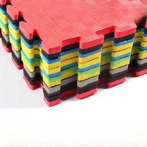 층간소음매트 태권도장 체육관 놀이방 퍼즐 바닥매트, 수출 고밀도 블랙 애쉬 3CM, 1개