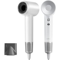 Laifen Swift 고속 헤어 드라이기 음이온 블로우 1600W 407g 경량 110000 rpm 브러시리스 모터 59dB 저소음, 03 Pearl White_02 EU