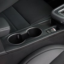[모터스파이]XM3 컵홀더 패널 카본스티커, 레드카본