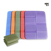 아인통상 휴대용 1인용 야외방석 접이식매트 낚시 등산, 레드
