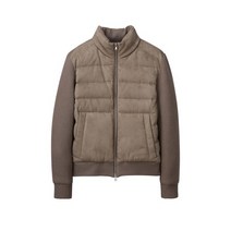 [질스튜어트 뉴욕 남성] [[22FW]] JNJU2D001S2 [Magnum Goose] 세피아 스웨이드 미들레이어 다운점퍼
