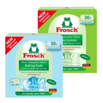 프로쉬 식기세척기 세제 베이킹소다 그린레몬 반반세트1.2kg+사은품, 그린레몬600g + 베이킹소다600g