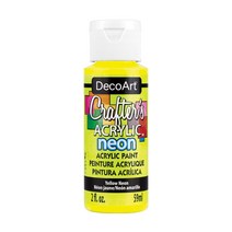 공예몰 데코아트 크래프터 아크릴물감 2oz, 93_Yellow Neon