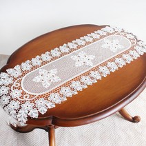 라움아트 엘레강스한 테이블 레이스 러너 30cmx120cm, 카타리나 러너 30*120cm, 베이지
