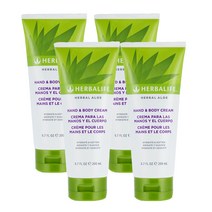 허벌라이프 알로에 핸드 바디 크림 200ml, 핸드 바디크림 4개
