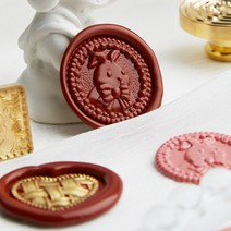 매드스탬프 실링왁스 3D인장 스탬프 씰링 다꾸 청첩장, 3D 바캉스