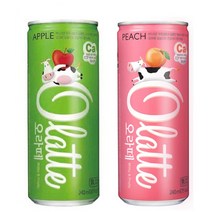 동아오츠카 오라떼 애플 피치 240ml 작은캔, 피치(복숭아맛), 14캔