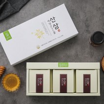 강원도 산삼배양근 담은꿀 선물세트, 1box, 산삼배양근담은꿀(유리병) 110gx3