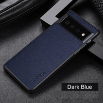 Google Pixel 6 / 6 Pro 럭셔리 크로스 텍스처 소프트 PU 가죽 케이스 매트 커버