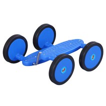 어린이용 운동기구 확찐자 다이어트 자전거 페달링, 고급 자전거-블루