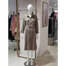 에꼴드파리 에꼴드파리 하운드 체크 벨티드 원피스 064QB0XWOB064A (P001120166)