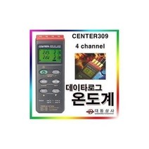 CENTER 온도계 309 -200~1370 데이터로거 4채널, 1개