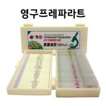 중등과학 동물세포 현미경슬라이드 50종 초등학교 연구실 미세구조 표분 관찰용파라트