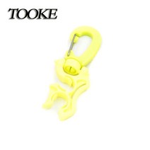 스킨스쿠버스쿠버 다이빙 레귤레이터 더블 BCD 호스 홀더 클립 버클 후크 스노클링 리테이너, 03 Yellow