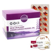 라이프스팬 초록입홍합오일 25000mg 120캡슐 2통 뉴질랜드 직배송, 2박스, 120정