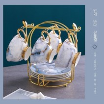 도자기 영국식 앤틱커피잔 잔 세트 유럽식 오후 커피 라떼 라떼잔 심플 찻잔세트 북유럽 머그컵, 옵션2