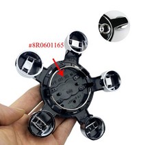 휠캡 휠커버 자동차 스타일링 휠 센터 캡 허브 커버 배지 아우디 A3 A4 A5 A6 A7 A8 S4 S6 용 4F0601165 8R0601165 4 개 135mm, 4.Black 8R0601165