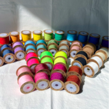 미남상점 폴리 매듭실 실팔찌 소원팔찌 만들기, 4미리 매듭실1롤, 10.네이비