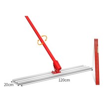 나라시 120cm150cm 콘크리트 대형 흙손 수광연장 수동 푸시풀 스크리드 레벨링 시멘트 도로 레벨링 기계, 120cm
