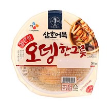 삼호얼큰한오뎅한그릇 360G/씨제이-12개, 360g, 12개