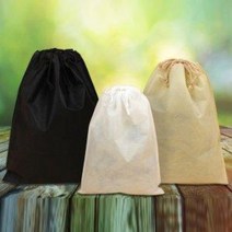 부직포 주머니 선물용 포장용, 베이지