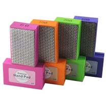 연마기 패드 90x55mm 폼 백업 유리 연마 스톤 세라믹 타일 다이아몬드 연마재, [08] 120, [01] 95MM, [01] 1 개