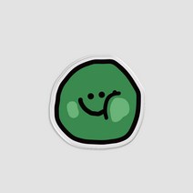 (투명 아크릴톡) 볼따구 올리 초록이. 맥세이프 자석 마그네틱 스마트톡 그립톡 휴대폰 스마트톡 만들기 아이폰 케이스 제작 투명 커플 우정 휴대폰 핸드폰거치대