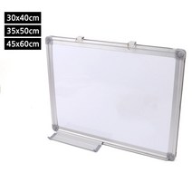 어린이집 급식안내칠판 공부방 계획표 화이트마카보드 미니자석칠판보드, 35x50cm