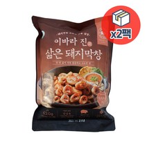 이바라 진 삶은 돼지막창 620g(소스포함) x 2팩, 620g, 2개