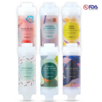 [아마존1위] 녹물제거 비타스파 비타민 샤워필터 6종류 아로마테라피/피부개선 미백 아토피, 무향, 1개