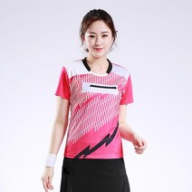 탁구복 망배드민턴 티셔츠 반바지 세트 캐주얼 테니스 유니폼 탁구 옷 여성