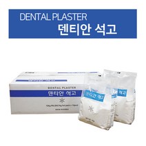 덴티안 치과용 석고 1kgX10개/스터디용 모형용 플라스터, 덴티안 치과용석고(백색) 1kgX10개