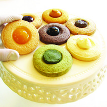 토핑잼 수제 쌀쿠키 선물세트 (우리 쌀가루50%함량 6가지 다양한잼 토핑), B세트 20개입