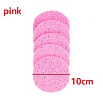 메이크업리무버 엑스 폴리 에이 팅 페이스 워시 패드 바디 페이셜 클리너 압축 퍼프 클렌징 스폰지, [11] pink-6CM