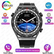 나침반 등산 고도계, GPS call smartwatch, Black, 1개