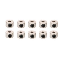 10PCS 내부 직경 2.1/3.1/4.1/5.1mm 금속 랜딩 기어 스토퍼 휠 잠금 칼라 샤프트 부싱 패스너 RC 전기 보, 01 2.1mm
