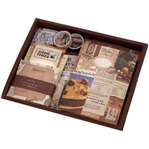 순순몰 다이어리 + 스티커 꾸미기 세트, 초코 브라우니 SET