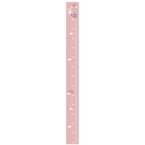 네임플러스 방수 포스터 키재기 자, 핑크, 1개