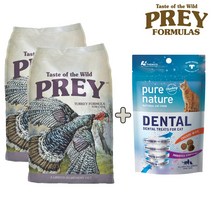 테이스트오브더와일드 토우 프레이 칠면조 캣 2.77kg 기호성 좋은 고양이 사료, 2.27kg, 2개